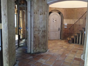Large scale-front door after remediation